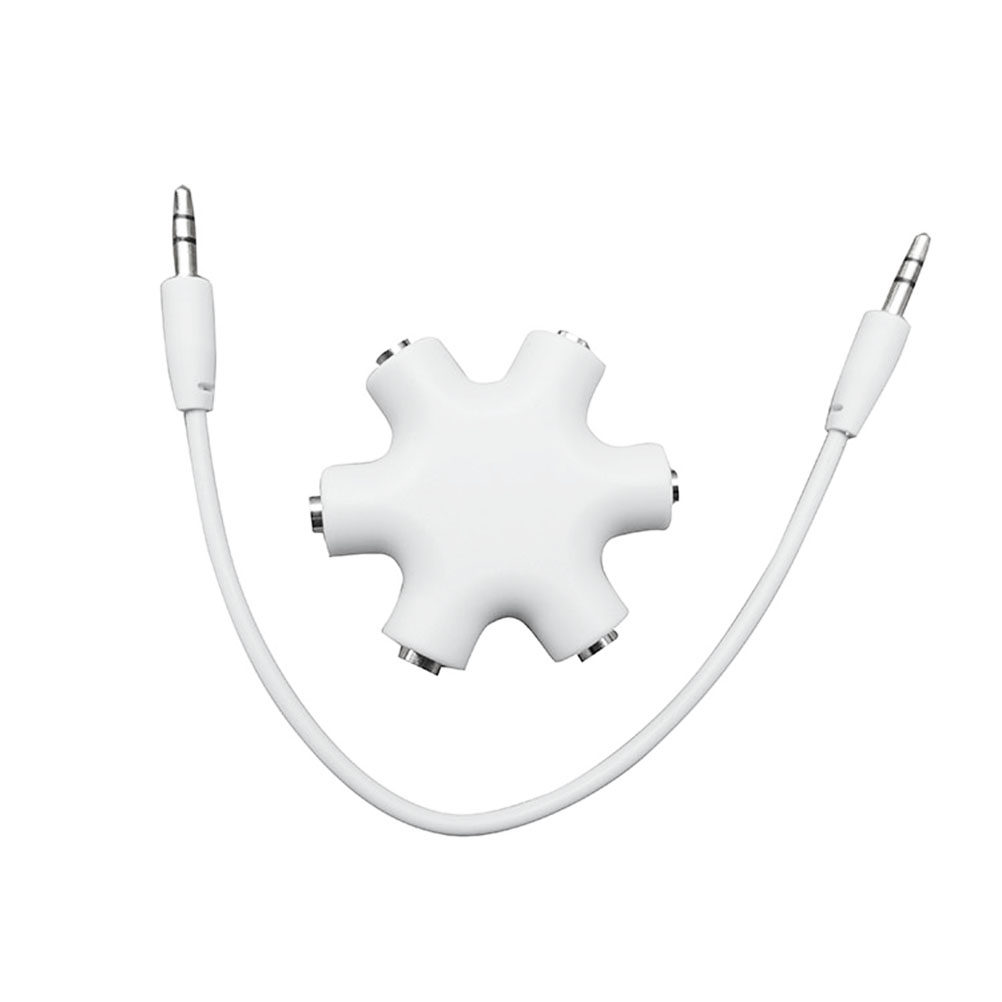 Splitter Earphone 3.5mm 6 Port - Audio Music Dj ulasan dan harga