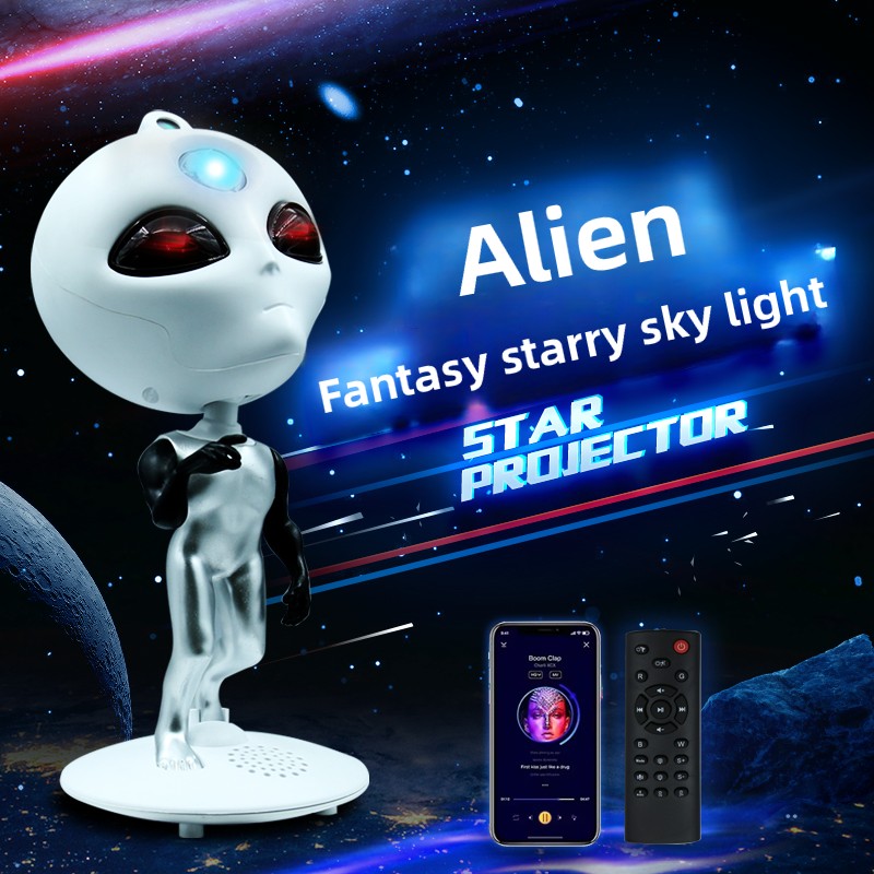 Proyektor Alien Galaxy Star de - Audio Music Spotify ulasan dan harga